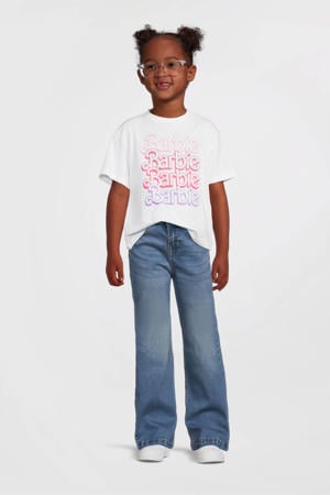 wide leg jeans mid blue