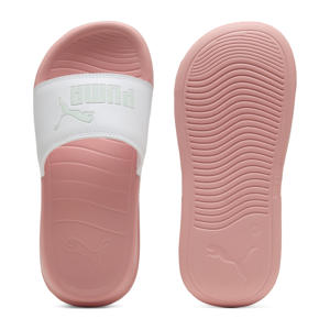 Popcat 20 Junior  badslippers wit/roze/blauw