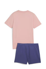 thumbnail: Puma T-shirt + short roze/blauw