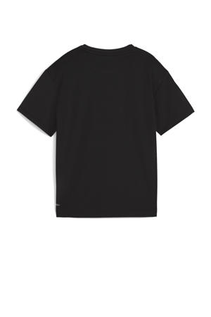 sportshirt TAD ESS Cat Logo Tee G zwart