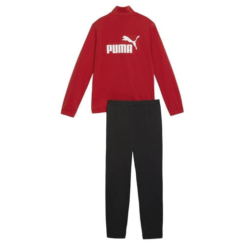 Puma trainingspak rood/zwart Joggingpak Jongens/Meisjes Polyester Opstaande kraag - maat 164 afbeelding