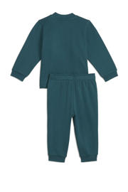 thumbnail: Puma joggingpak MiniCats Squad  grijsgroen/ecru