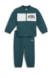 thumbnail: Puma joggingpak MiniCats Squad  grijsgroen/ecru