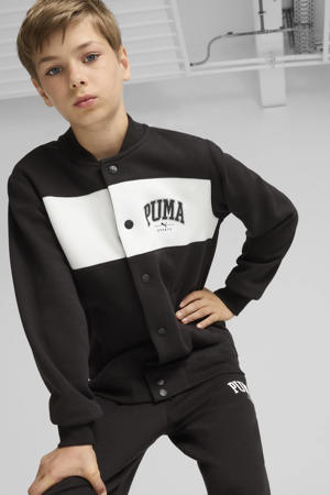 sweatvest Swuad Bomber zwart/ecru