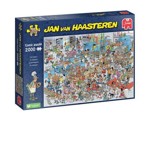 Jan van Haasteren legpuzzel De bakkerij | Legpuzzel van Jan van Haasteren afbeelding