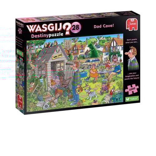 Wasgij Destiny 28 - De Mancave Van Pa! (1000) Legpuzzel