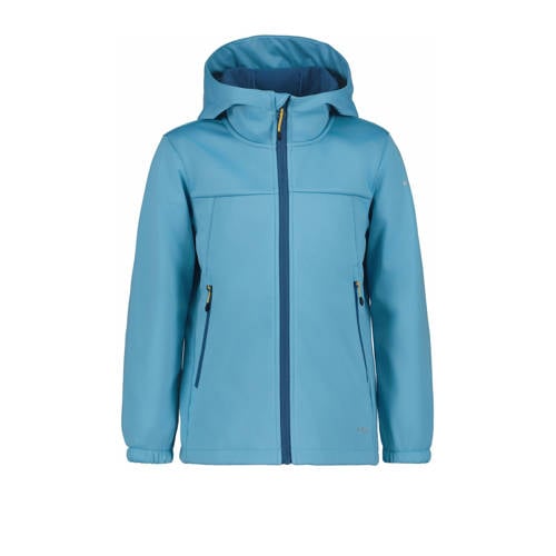 Icepeak outdoor softshell jack Kline Jr blauw Outdoor jas Jongens Polyester Capuchon