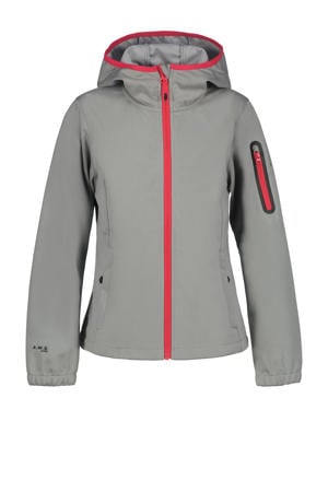 softshell jack Kaneohe grijs/rood