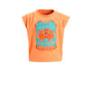 Orange Stars T-shirt met printopdruk oranje