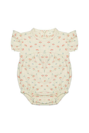 romper Lisa ecru/roze/blauw