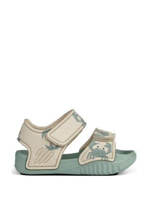   sandalen beige/lichtblauw