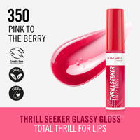 thumbnail: Rimmel London Thrill Seeker Glassy Gloss lipgloss - 350 Pink to the Berry