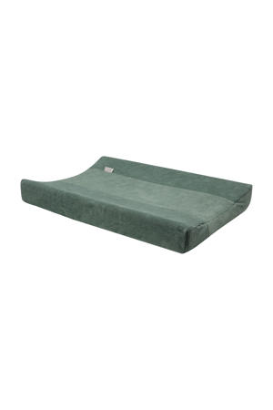 aankleedkussenhoes Forest Green velvet rib