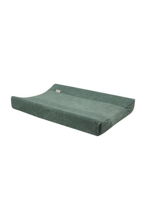 aankleedkussenhoes Forest Green velvet rib