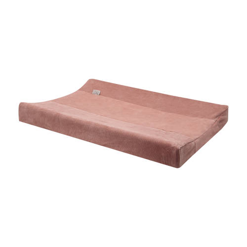 Witlof for kids aankleedkussenhoes Dusty Pink velvet rib Roze Effen afbeelding