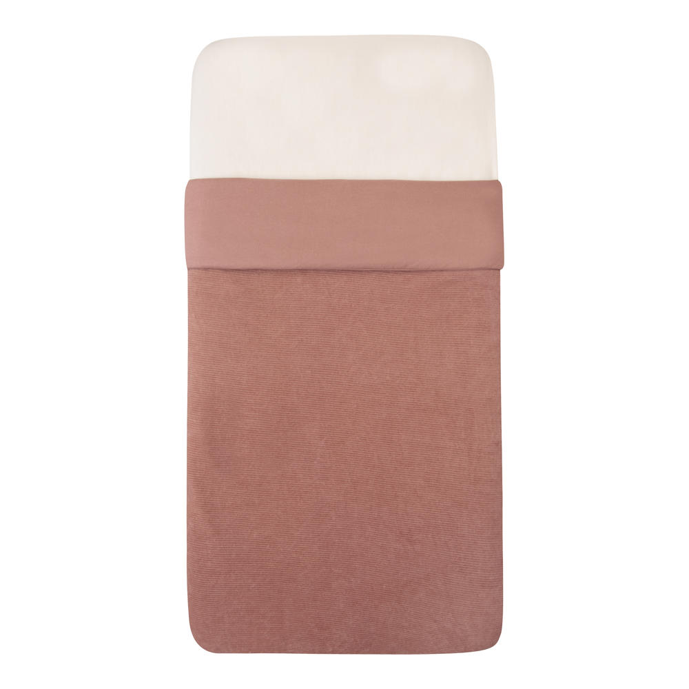 Witlof for kids Tuck-Inn all season ledikantdeken Dusty Pink velvet rib