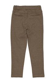 thumbnail: Quapi regular fit broek DARIUS met pied-de-poule beige/zwart
