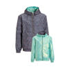 Orange Stars reversible jacket ditsy floral print