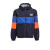 Orange Stars colourblock sporty  jacket donkerblauw