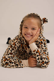 thumbnail: WE Fashion fleece onesie zand/zwart