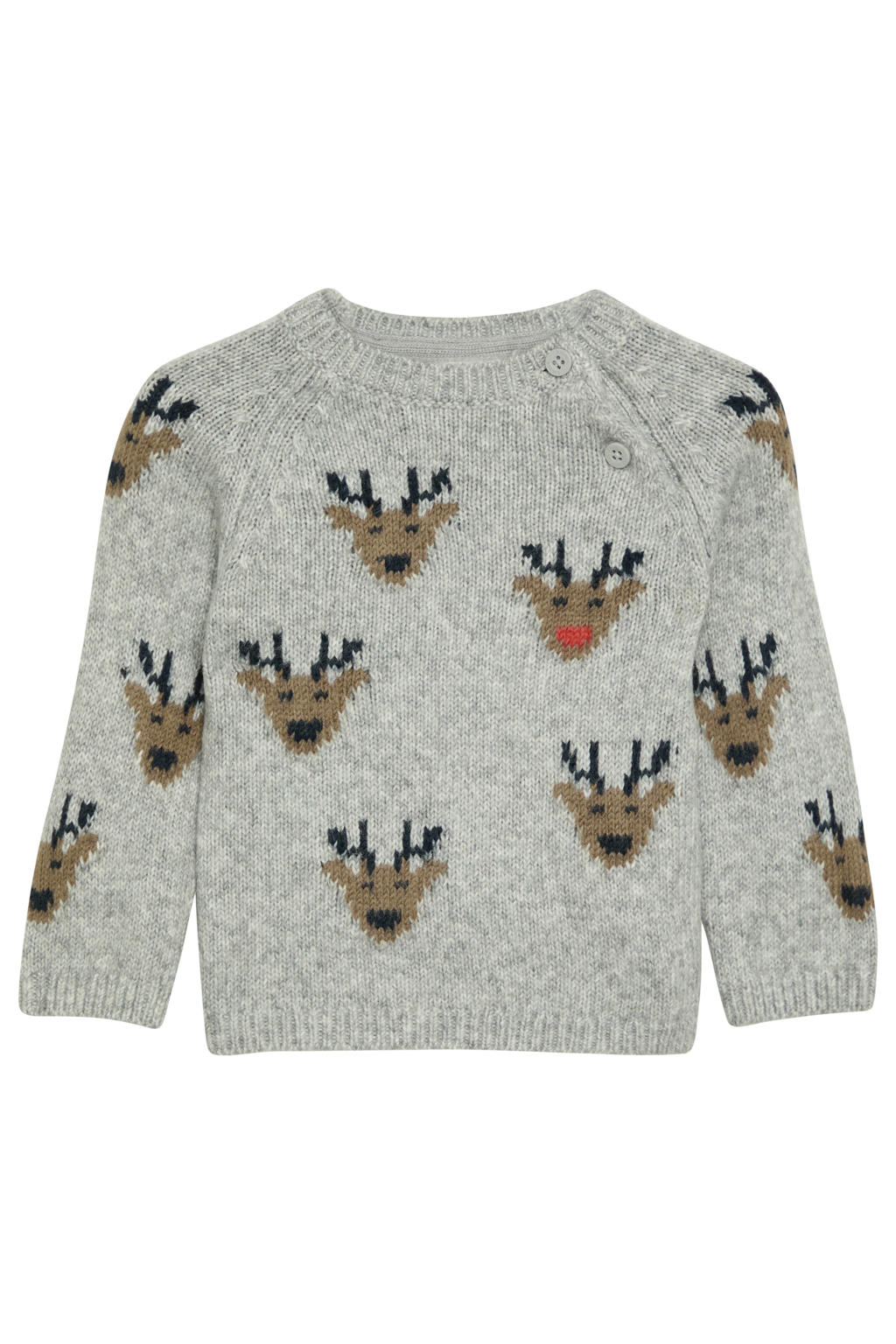 WE Fashion Heren heren kersttrui met dessin WE Fashion Heren heren kersttrui met dessin