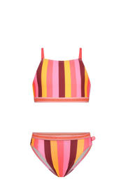thumbnail: Just Beach crop bikini Florida oranje/roze/geel