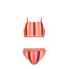 Just Beach crop bikini Florida oranje/roze/geel