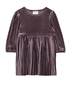 midi jurk paars