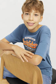 thumbnail: JACK & JONES JUNIOR T-shirt JJELOGO met logo blauw