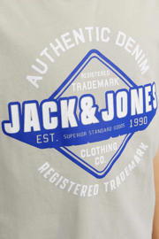 thumbnail: JACK & JONES JUNIOR T-shirt JJELOGO met logo beige
