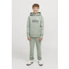 JACK & JONES JUNIOR hoodie JJELOGO met logo zachtgroen