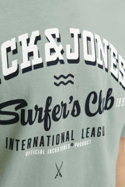 thumbnail: JACK & JONES JUNIOR T-shirt JJELOGO met logo zachtgroen
