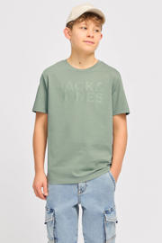 thumbnail: JACK & JONES JUNIOR T-shirt JJECORP LOGO met logo zachtgroen