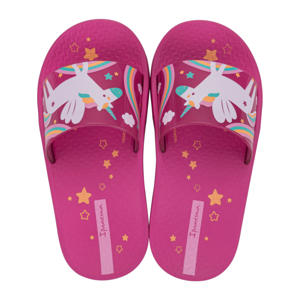   badslippers fuchsia