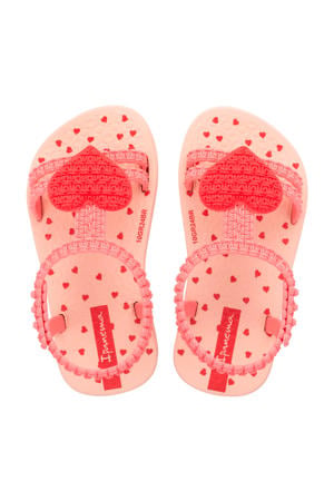 My First Ipanema sandalen zalm/rood