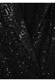 thumbnail: MANGO TEEN regular blazer blazer zwart pailletten