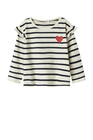 longsleeve ecru met glitter