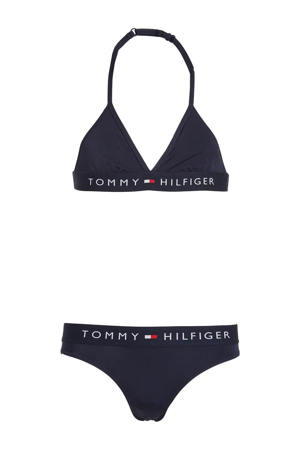 Tommy Hilfiger triangel bikini donkerblauw