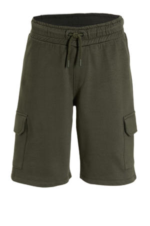 cargo sweat short groen