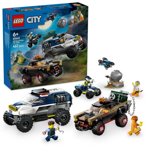 LEGO City Offroad Politieachtervolging Set 60449 Bouwset