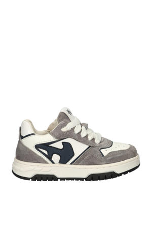   suède sneakers grijs