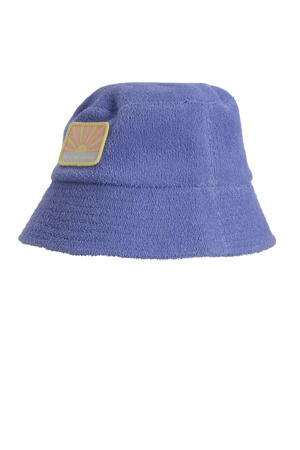 buckethat van badstof paars