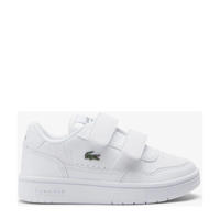 thumbnail: Witte jongens en meisjes Lacoste T-Clip Set 224 sneakers van imitatieleer/voering: textiel/voetbed: eva met klittenband