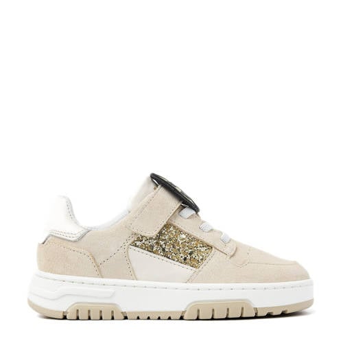 Nubikk Basket Court Jr leren sneakers beige Meisjes Leer Meerkleurig - maat 29 afbeelding