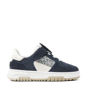 Basket Court Jr suède sneakers donkerblauw