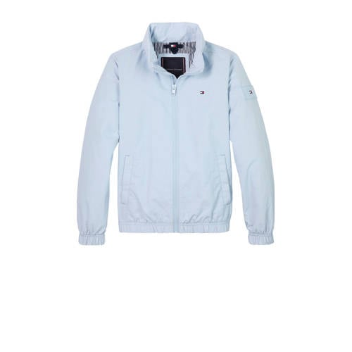 Tommy Hilfiger zomerjas blauw Jongens Polyamide Opstaande kraag Effen