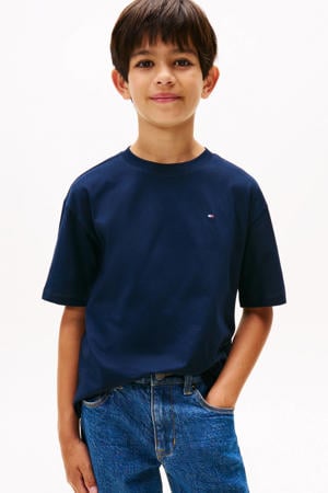 T-shirt marineblauw