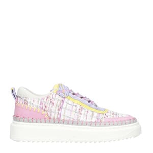Charly sneakers lichtroze/wit/lila