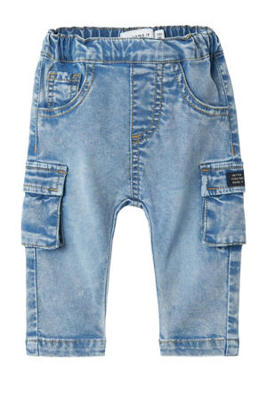 regular waist regular fit jeans medium blue denim