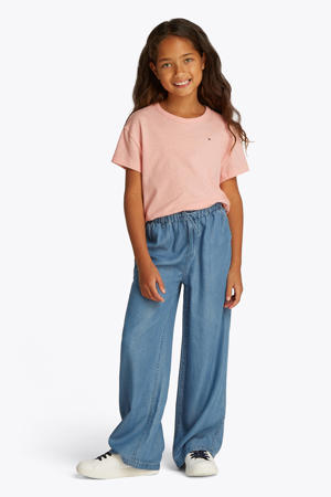 linnen T-shirt roze